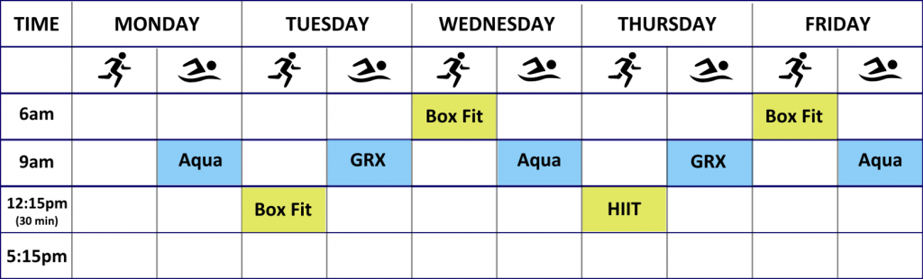 Group Classes Schedule