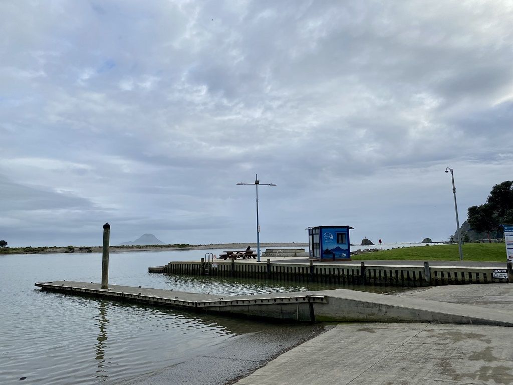 The old fixed jetty at the Whakatāne Boat Ramp will soon be replaced 
