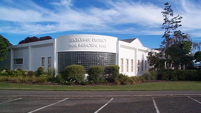 Edgecumbe War Memorial Hall outside view