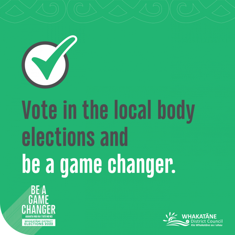 Vote in the local body elections and be a game changer