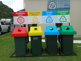 Waste event stations are available for free use at events.