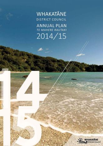 The cover for the paper-based copy of the 2014/15 Annual Plan.