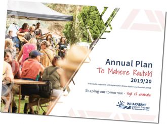 Annual Plan, Te Mahere Rautaki 2019/20 Cover