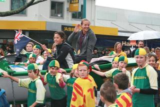 Lisa Carrington, Whakatane Gold Medal Parade 2012