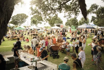 Local Wild Food Challenge event in Ohope