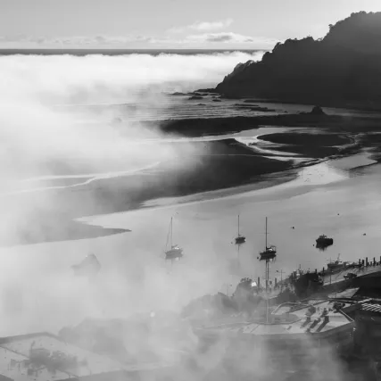 Photo Mist Rolls Over the Whakatane River - James Stanbridge
