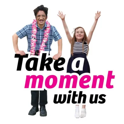 Take a moment with us logo