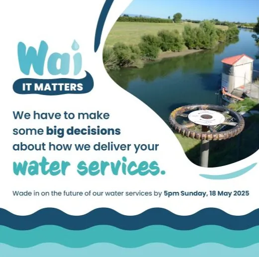 Wai it matters Have your say on the future of water services