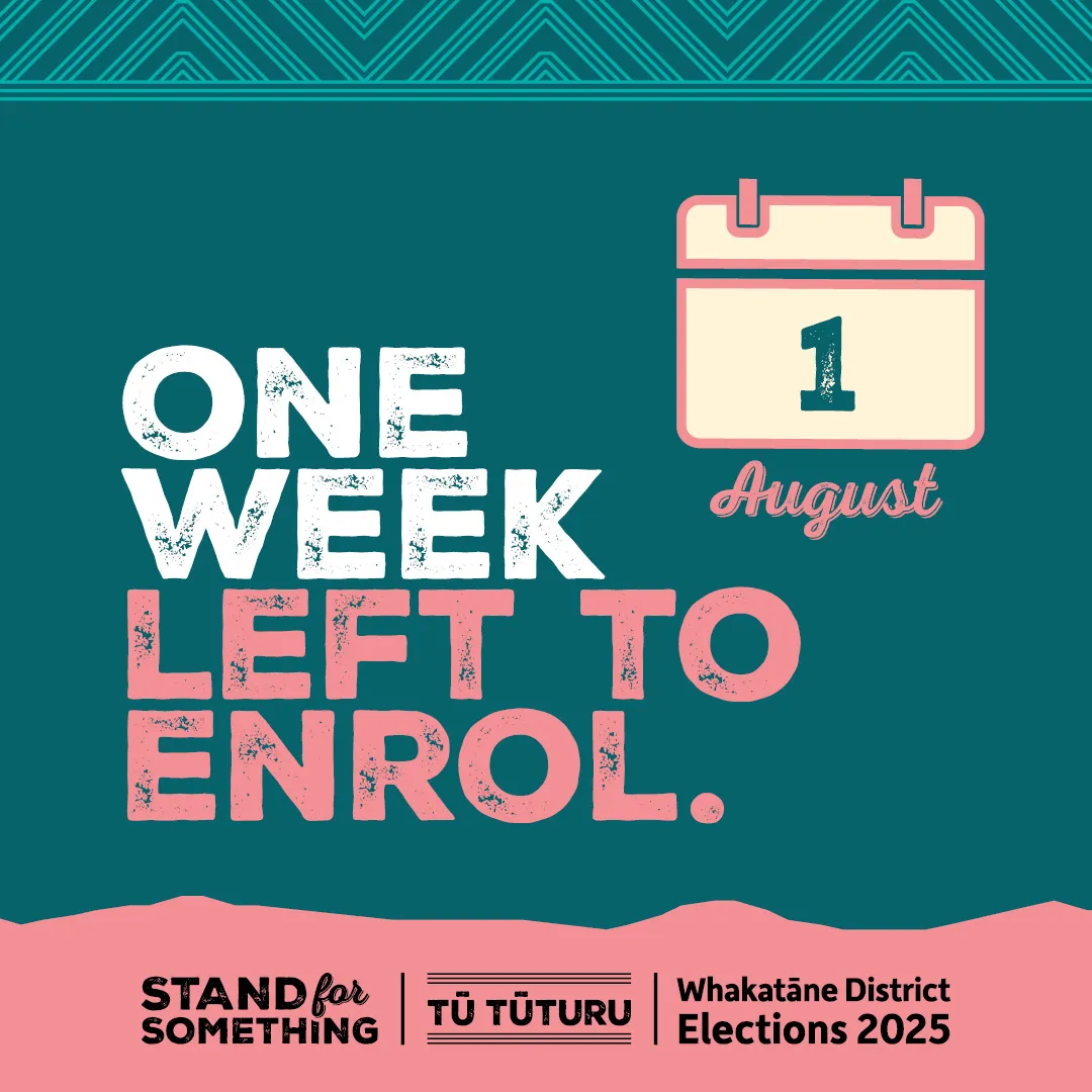 One week left to enrol One week left to enrol