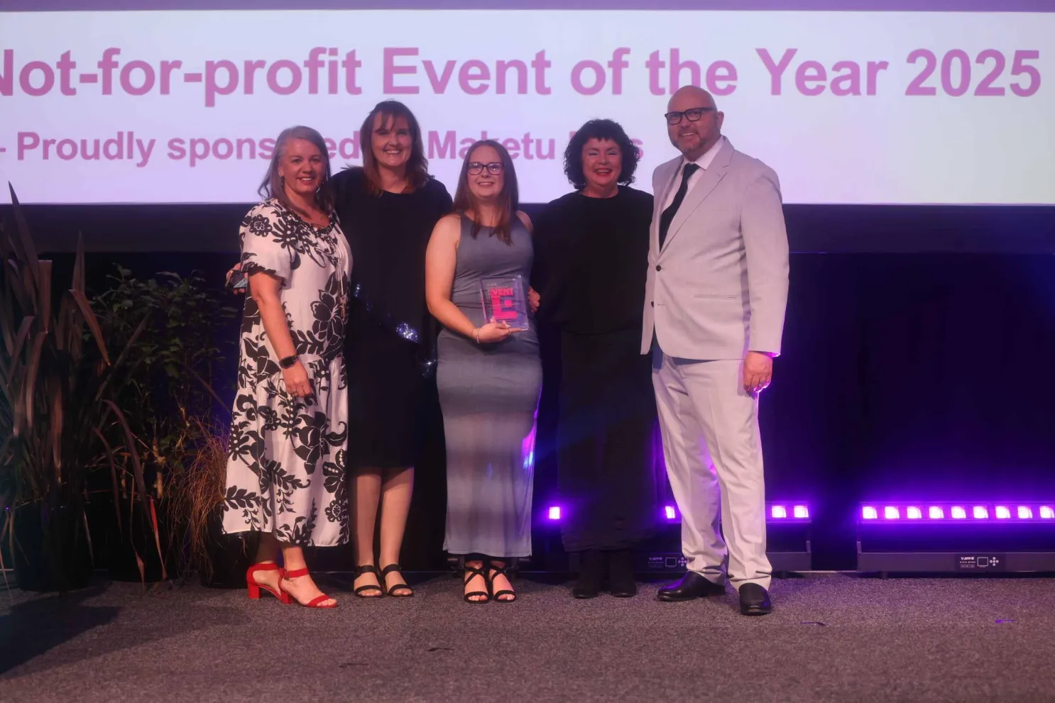 Whakatāne District Council Tourism and Events Team receive the national recognition for the Local Wild Food Festival win  Whakatāne District Council Tourism and Events Team receive the national recognition for the Local Wild Food Festival win